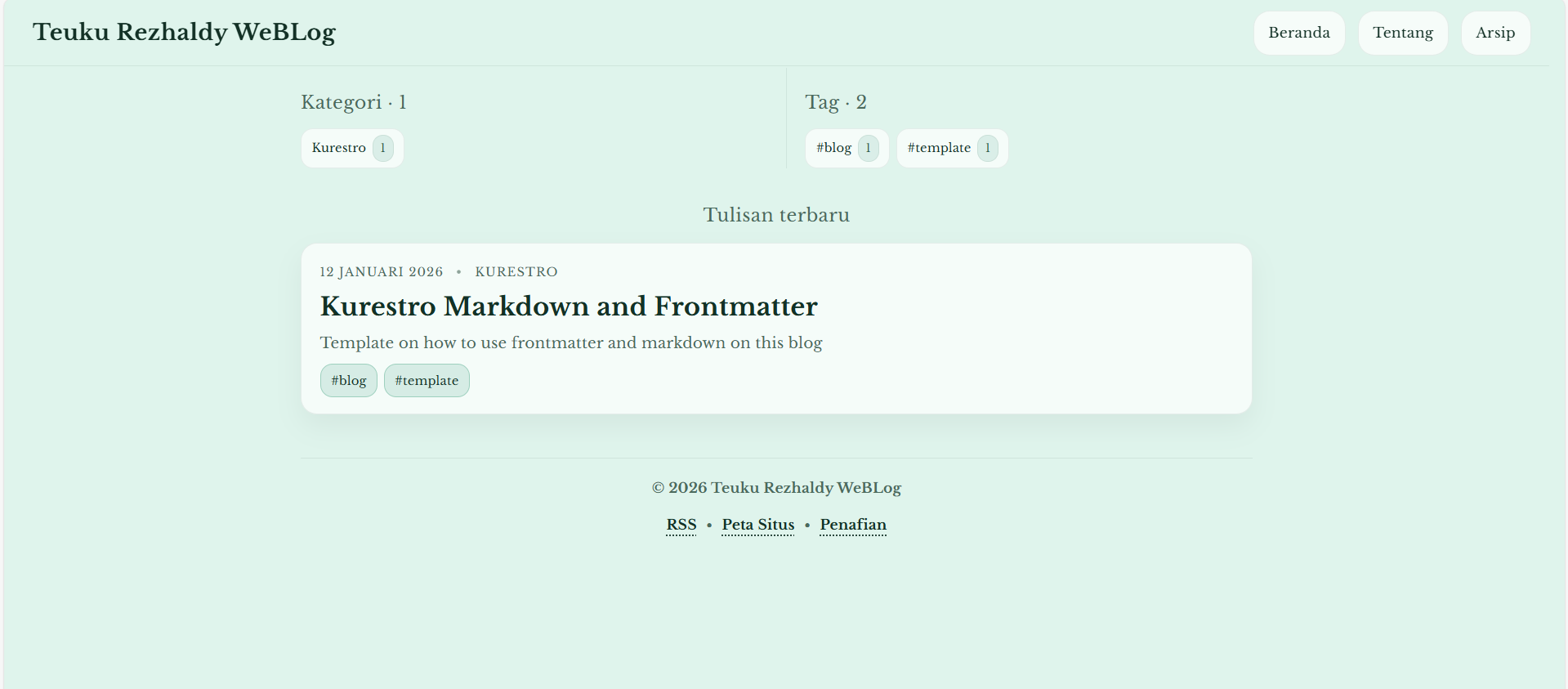 Template on how to use frontmatter and markdown on this blog
